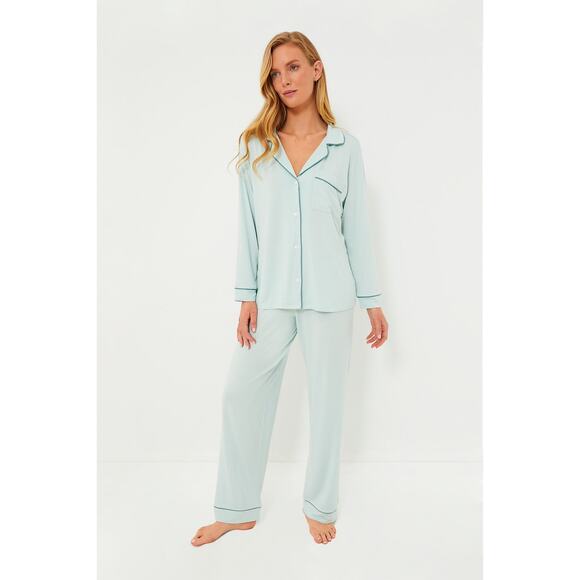 Eberjey Light Blue Pajama Set - Picture 1 of 13